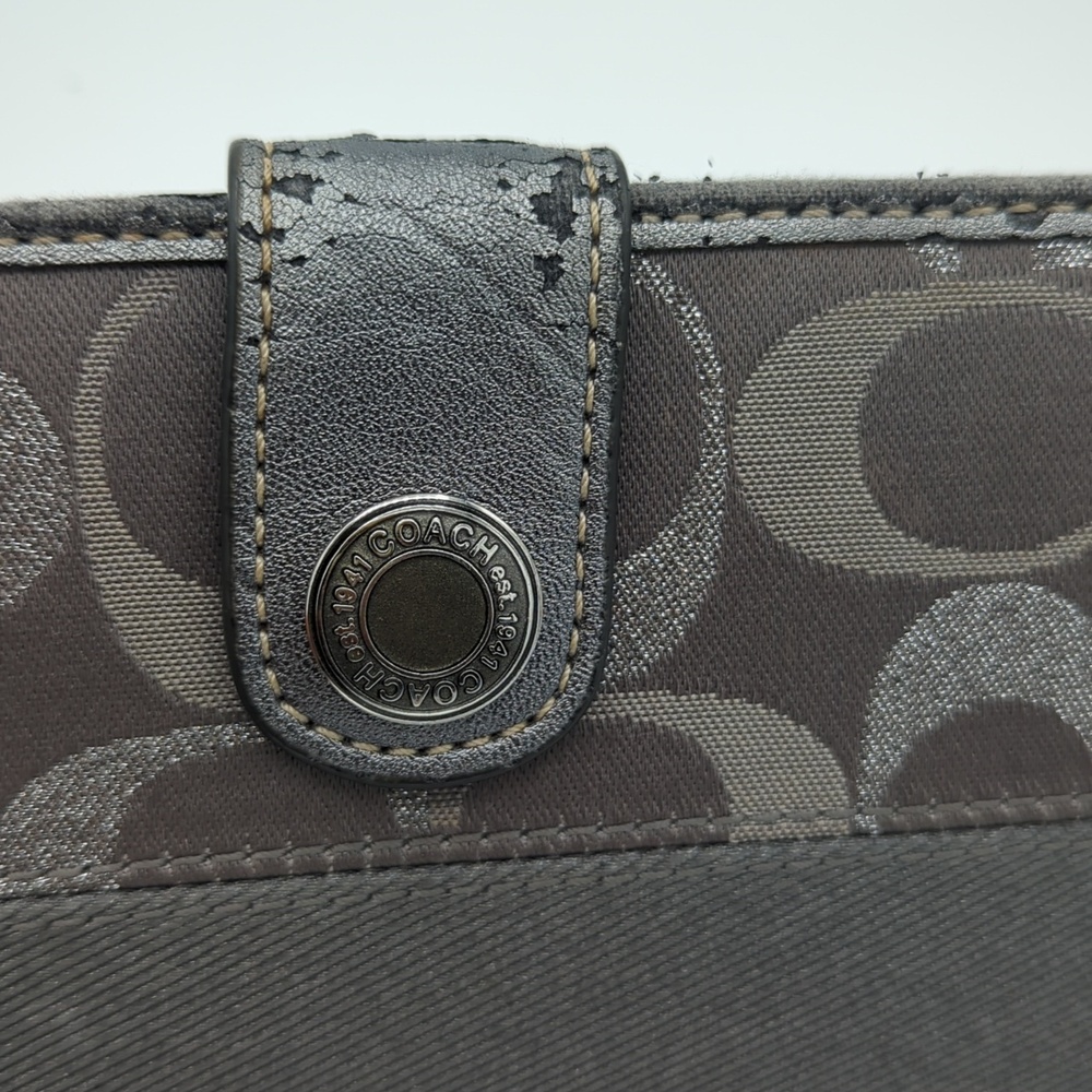 Coach Silver Long Wallet - Picture 8 of 8